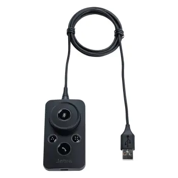 Kontrollues Jabra Engage Link USB-A MS, Audio, Wired, Butona, Ngjyrë e zezë