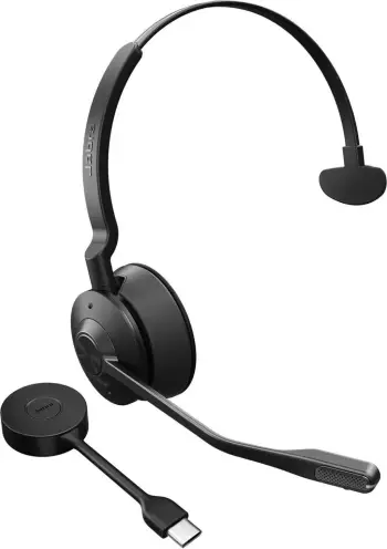 Kufje Jabra Engage 55 SE UC Mono, pa tela, USB C, të zeza
