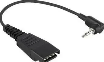 Kabllo Jabra 8800-00-69, QD në 3.5mm, e zezë