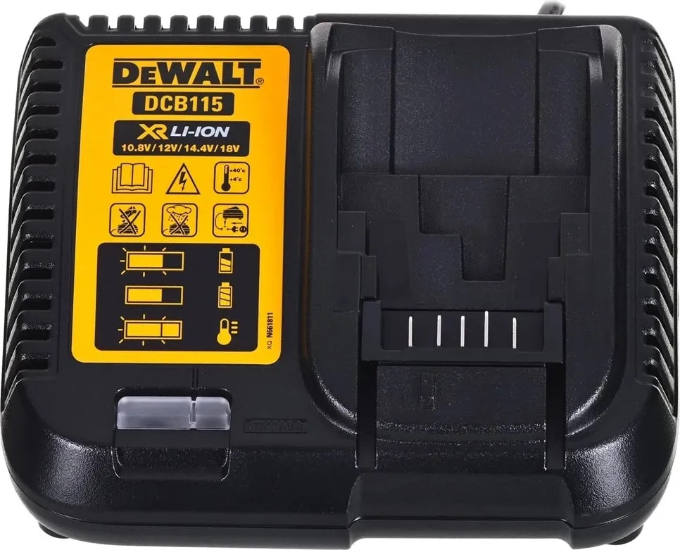 Kaçavidë goditëse DeWalt DCD805P2T QW, 18V, 2x 5.0Ah Li Ion, e verdhë - 12