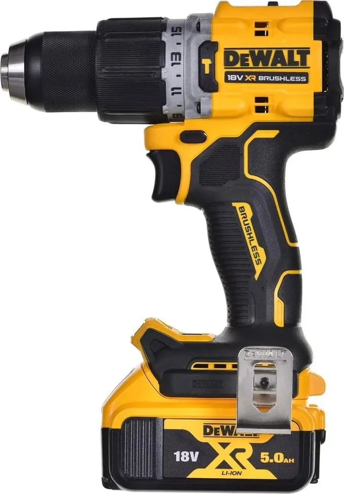 Kaçavidë goditëse DeWalt DCD805P2T QW, 18V, 2x 5.0Ah Li Ion, e verdhë - 4