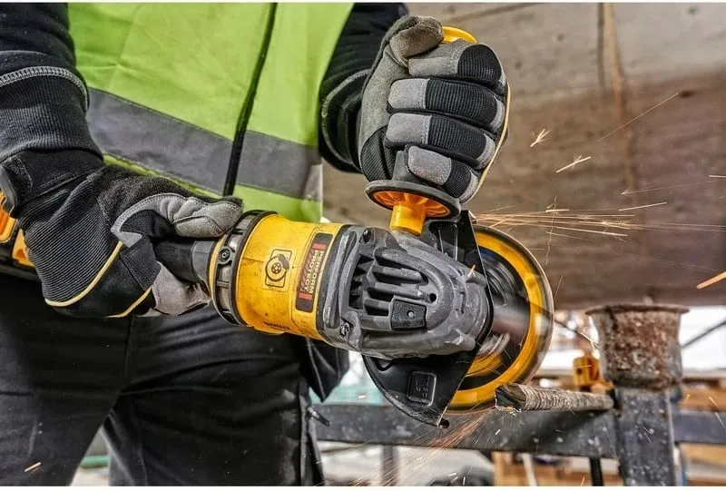 Smerilues këndor Dewalt DCG418NT, 54V XR FLEXVOLT, i verdhë - 6
