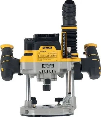 Freza elektrike DeWALT DCW620NT-XJ, brushless, 18V, 1600W, me valixhe, e zezë/verdhe - 4