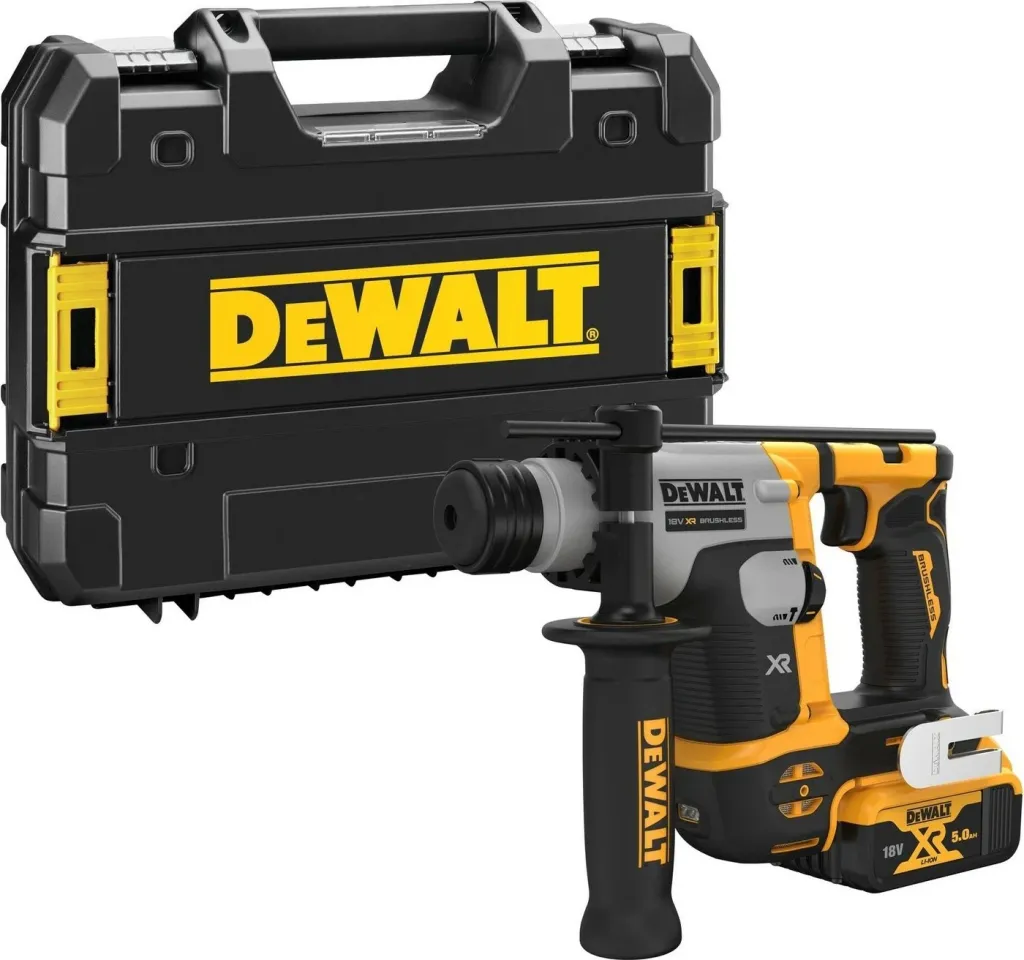 Pistol grip drill DeWALT DCH172NT-XJ, brushless, SDS Plus, 18V, 1.8kg, e verdhë - 3