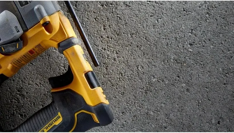 Pistol grip drill DeWALT DCH172NT-XJ, brushless, SDS Plus, 18V, 1.8kg, e verdhë - 9