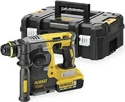 Çekiç-spirale me bateri DeWalt DCH273P2T, 18V XR, brushless, e verdhë e zezë