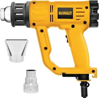 Pistoletë me ajër të nxehtë Dewalt 1800W, 600°C, e verdhë/ zezë