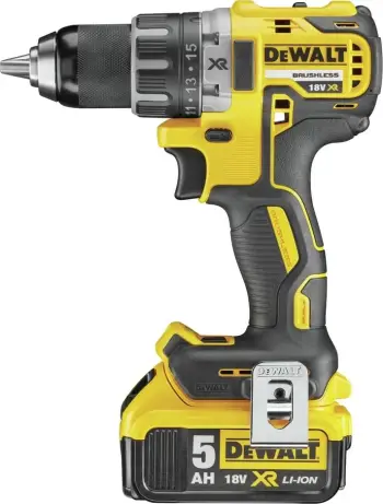 Turjelë DeWalt (DCD791P2), 2 x 5 Ah, 18V, e verdhë