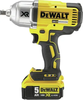 Kaçavidë me bateri DeWalt, 1/2", 18V, 2x5Ah, Li-Ion, 950Nm, e verdhë / zezë (DCF899P2)
