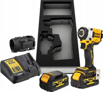 Çelës goditës Dewalt DCF921P2G, 1/2", 18V, 406Nm, 2x5.0Ah, i verdhë