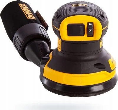 Lëmuese Dewalt DCW210N, 18 V, e verdhë - 1