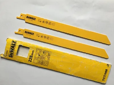 Teh sharrë sabre Dewalt 228mm, diamond grit Carbide, për metal - 2