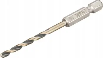 Spiral metalike DeWalt Black and Gold, 3.5mm, bisht HEX 1/4", e zezë ari