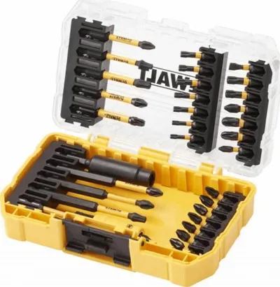 Set bitash kaçavide DeWalt FlexTorq, 32 copë, me kuti Tough Case - 1