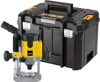 Frezë vertikale DeWalt DW622KT, 1400W, thithje pluhuri, e verdhë