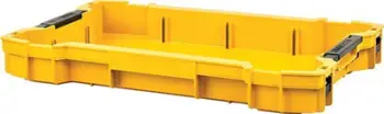 Tabaka organizuese Dewalt TOUGHSYSTEM 2.0 Shallow Tray, për vegla, plastike, e verdhë