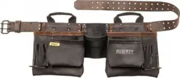 Brez veglash DeWalt Pro, 11 xhepa, lëkurë Nubuck, ngjyrë kafe