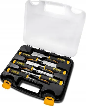 Set daltash për dru DeWalt DWHT16852-9, 6 copë, me kuti transporti