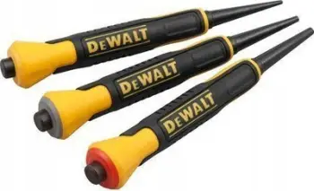 Set grushtash Dewalt DWHT0-58018, 3 copë, dorezë ergonomike, e verdhë