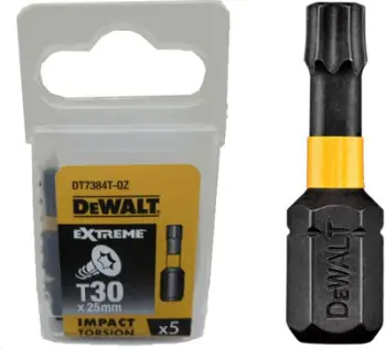 Kokë për vegla pune Dewalt DT7384T-QZ, 5 copë