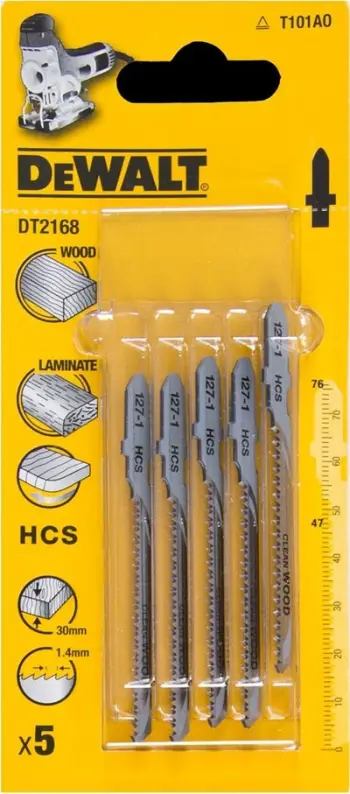 Teh sharre Dewalt tip T HCS (DT2168-QZ), 76x47mm, 5 copë