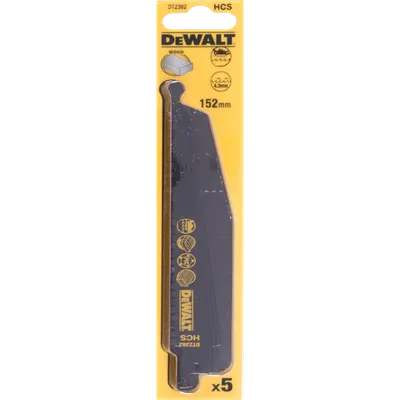 Tehe për sharrë Dewalt, 152 mm HCS, 4,2 mm, 5 copë - 1