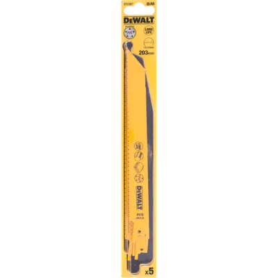 Tehe sharre Dewalt BIM 203mm Split 1.8-2.5mm DT2387, 5 pjesë - 1