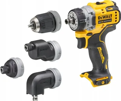 Stërvitëse kaçavidë Dewalt DCD703NT, 12V, brushless, e verdhë - 2