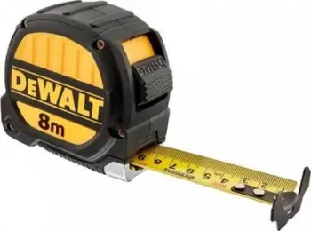 Metërmatës Dewalt Premium DWHT36928-0, 8 m, 32 mm, i verdhë