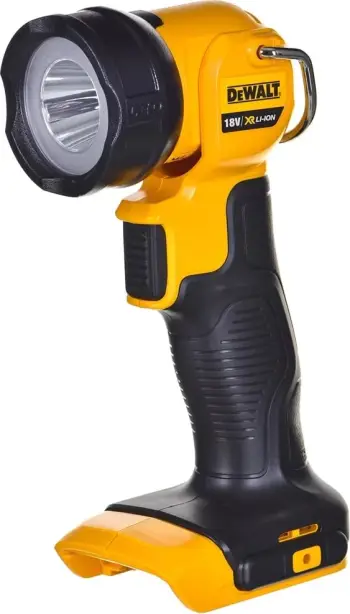 Llambë pune Dewalt DCL040, me bateri, kohë ndriçimi deri 25 orë, e verdhë