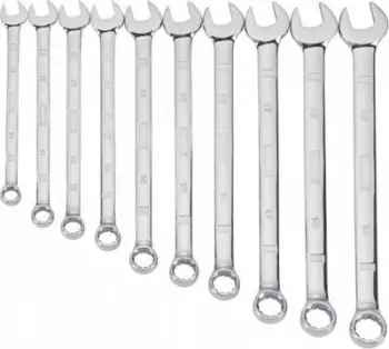 Set çelësash DeWalt Open End Box, 10 copë, 10-19mm, metalik