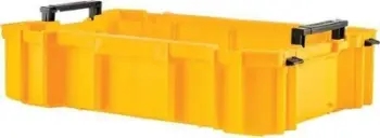 Tabaka e thellë për vegla DeWalt ToughSystem 2.0 DWST83408-1, për kuti mesatare dhe të mëdha, e verdhë