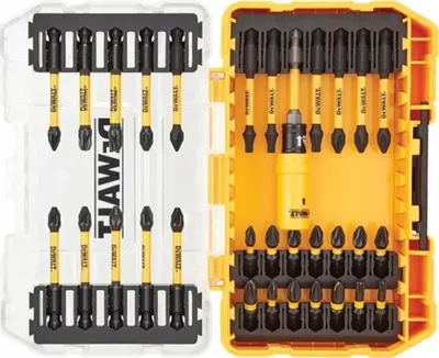 Set bitash goditës Dewalt FLEXTORQ, 31 copë, 1/4", në kuti plastike - 2