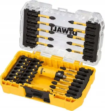 Set bitash goditës Dewalt FLEXTORQ, 31 copë, 1/4", në kuti plastike