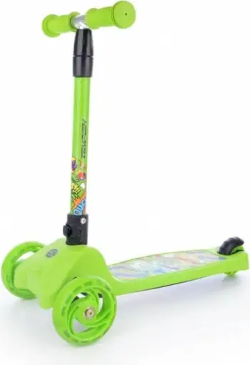 Trotinet për fëmijë Tempish, jeshile dhe rozë