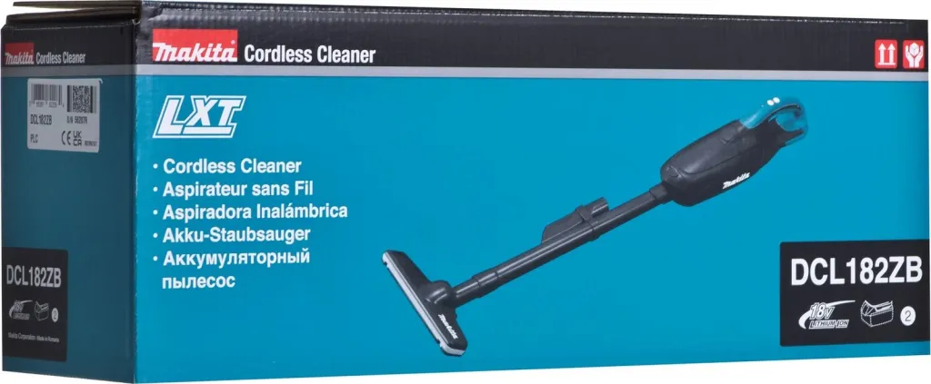 Fshesë me korrent Makita DCL182ZB, e zezë - 8