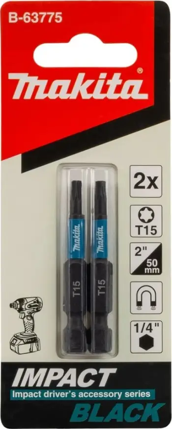 Bit Torx Makita B-63775 T15 50mm 2 copë
