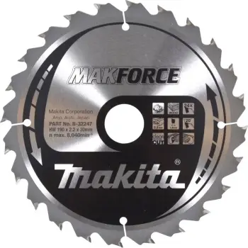 Disk prerës Makita B-32247, 19 cm, 24 dhëmbë, 2.2 mm