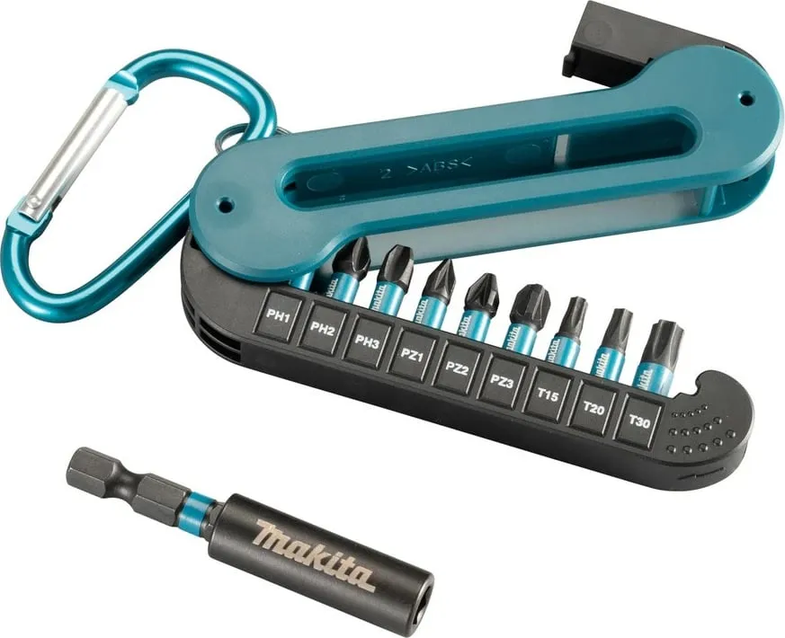 Set veglash Makita E-12005, 10 copë, kaltër - 2