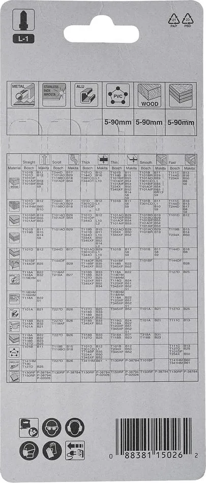 Teh sharrë Makita L-1 A-86290, i zi - 2