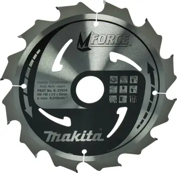 Disk prerës Makita M-FORCE 190x30x12 dhëmbë