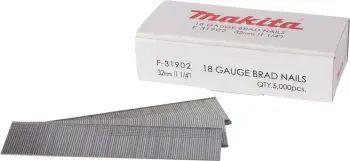 Gozhda Makita F-31902 1.2x32mm, 5000 copë, metalike