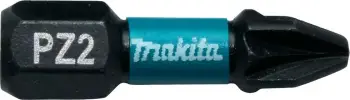 Bit Pozidriv Makita B-63644, 2 copë, PZ 2, 25 mm, çelik