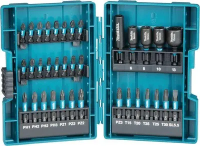 Set majash për kaçavida Makita B-66880, 35 copë - 2