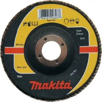 Disk flap Makita ZIRCON, grit 80, 125mm