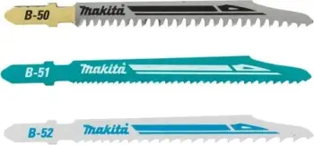 Set tehash sharrë Makita B-06292, 3 copë, për alumin, MDF, metal, plastikë, dru, blu/gri