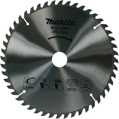 Sharrë rrethore Makita165x20mm - 1