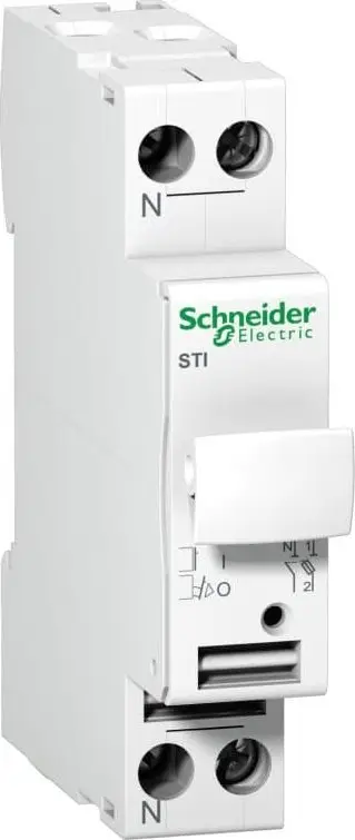 Bazë sigurie Schneider Electric STI A9N15646, 1P+N, 500V