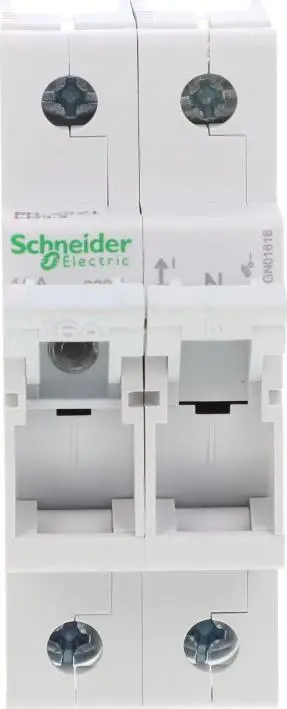 Çelës shkëputës Schneider Electric MGN01616 D01 16A 1P N, me sigurica