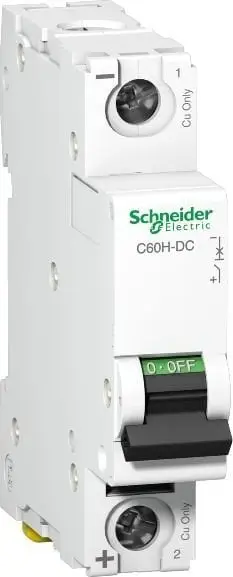 Ndërprerës DC Schneider Electric C60H DC A9N61511, 1P, 16A, 250V DC